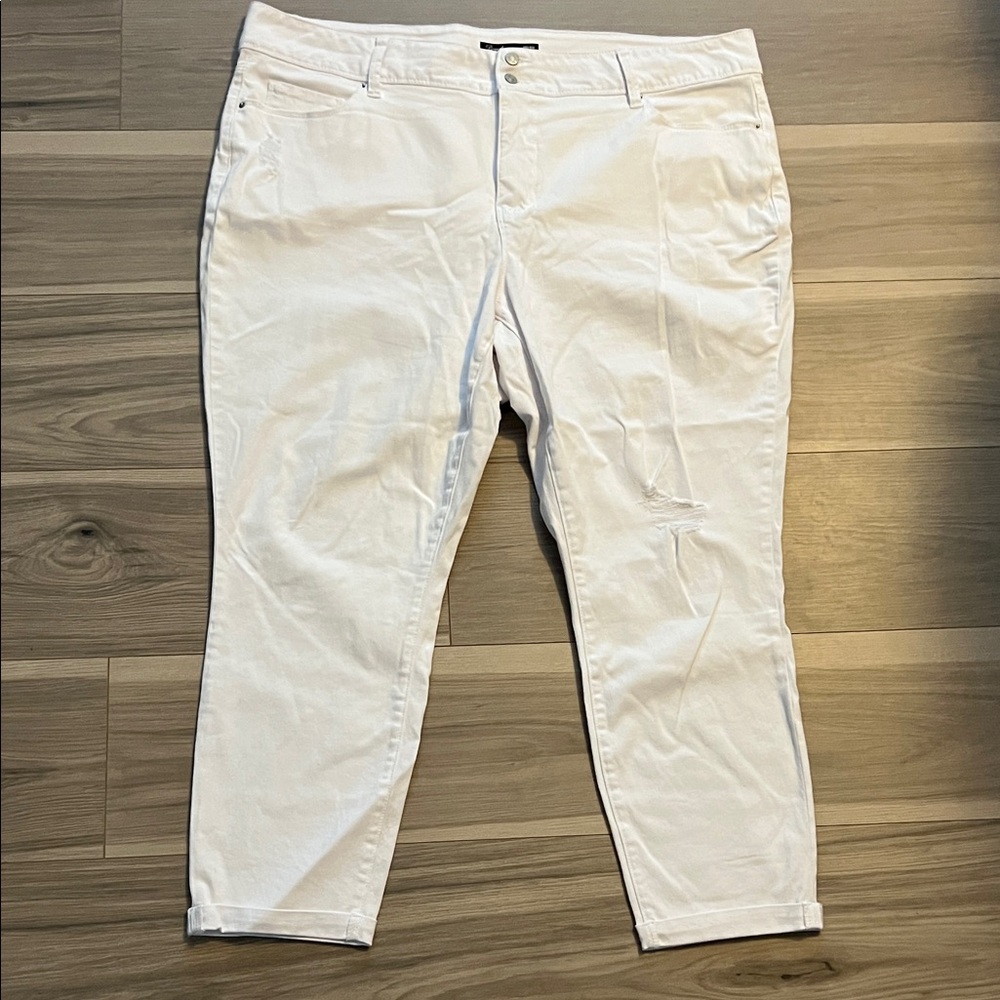 Royalty For Me White Trousers